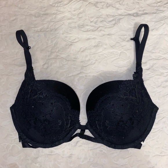Black Padded Bra